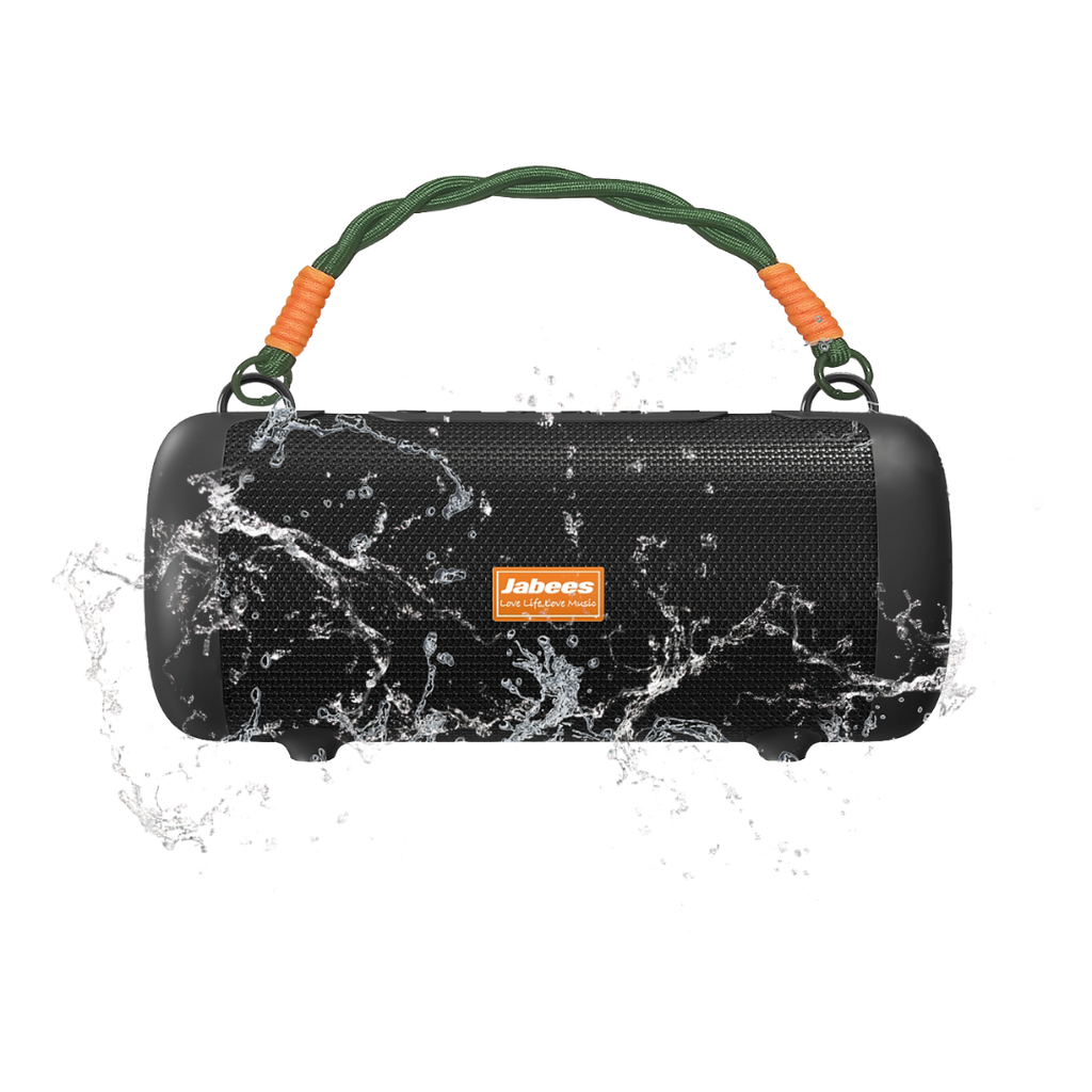 WHALE with Nylon Strap – Bluetooth IPX7 Waterproof Portable Outdoor Speaker with 30W Stereo Sound and USB Charge Out-0