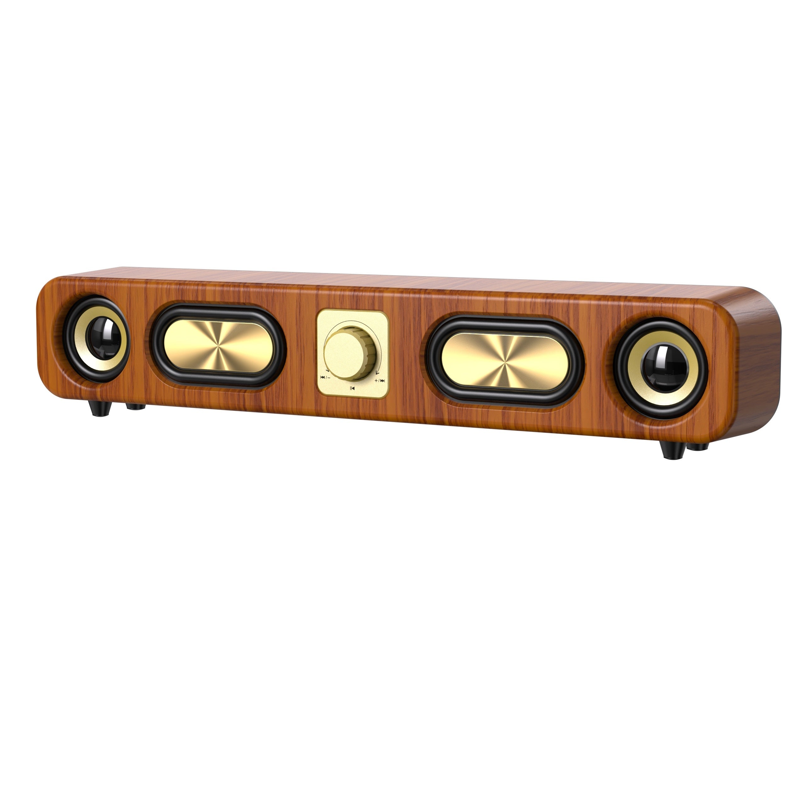 Wireless Dual Bass Speaker with Rechargeable Battery-0