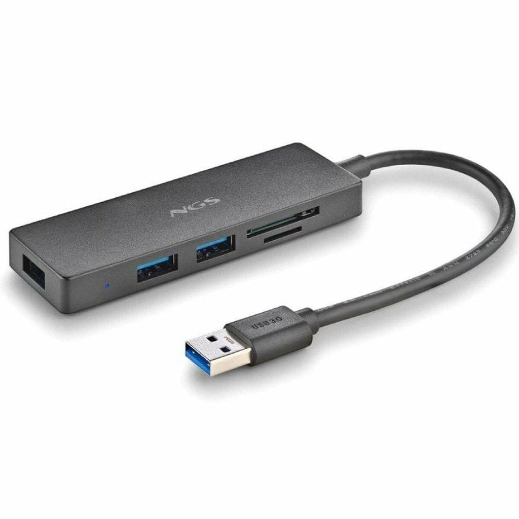 USB Hub NGS IHUBREADER USB x 3-2