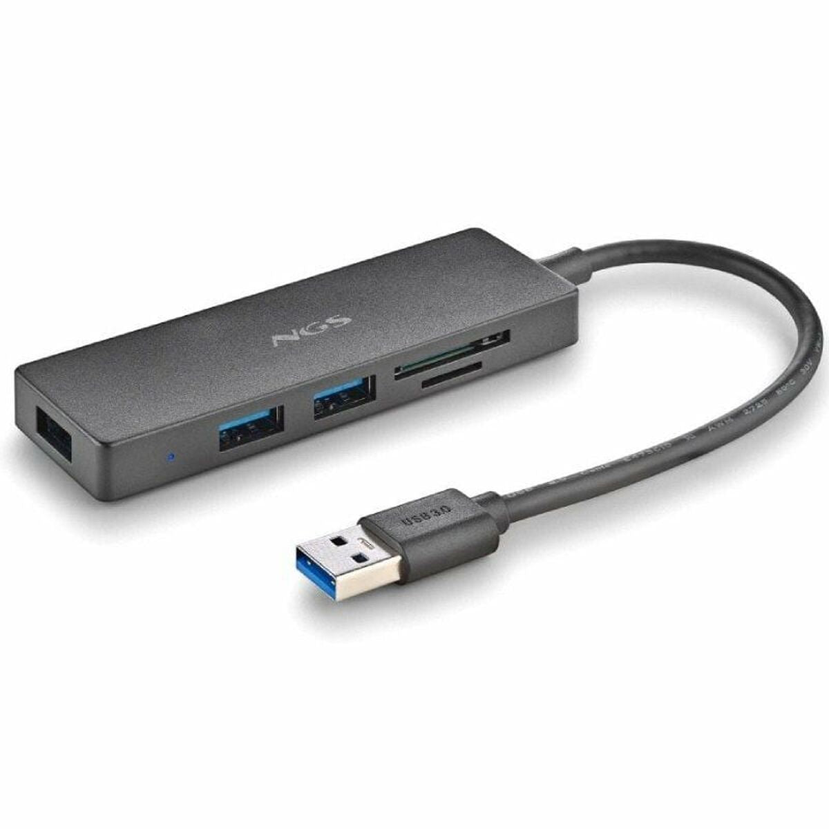 USB Hub NGS IHUBREADER USB x 3-2