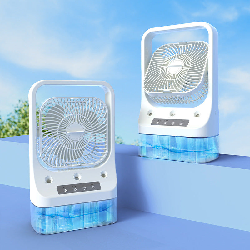 Innovative Three-Spray Nozzle Humidifier Fan-4