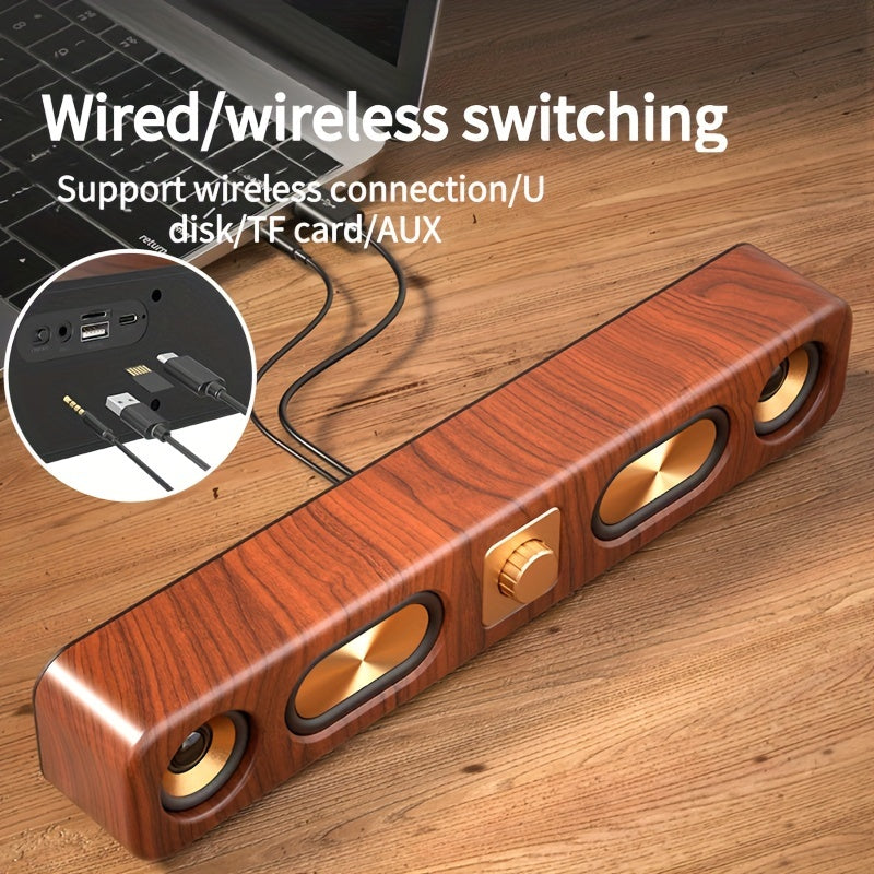 Wireless Dual Bass Speaker with Rechargeable Battery-3